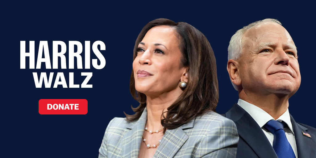 Donate to support the Harris-Walz campaign!